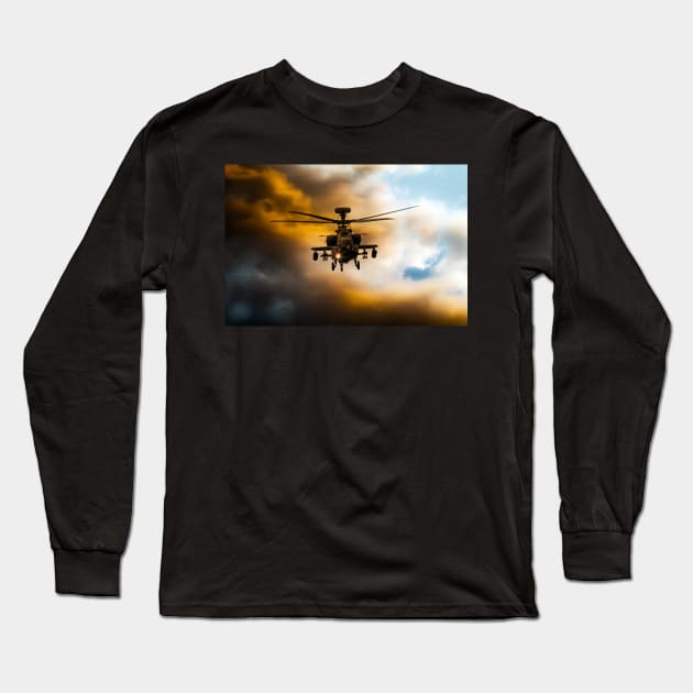 Apache Hunter Long Sleeve T-Shirt by aviationart